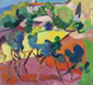 »Tanzende Olivenbäume«   1989   24 × 27 cm