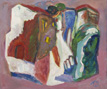 »Dorfstraße«   1990   50 × 60 cm