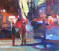 »Nachtlichter«   2010   200 × 230 cm   (in Privatbesitz)