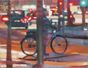 »An der Ampel«   2014   70 × 90 cm   (in Privatbesitz)